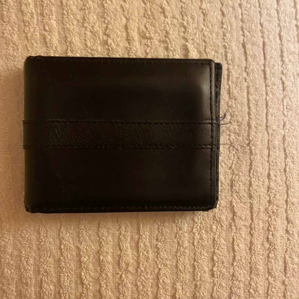 Tommy Hilfiger Black Leather Wallet